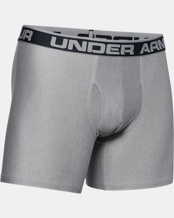 UA Original Series Boxerjock® de 15 cm para Hombre - Paquete de 2, Gray, pdpMainDesktop image number 2